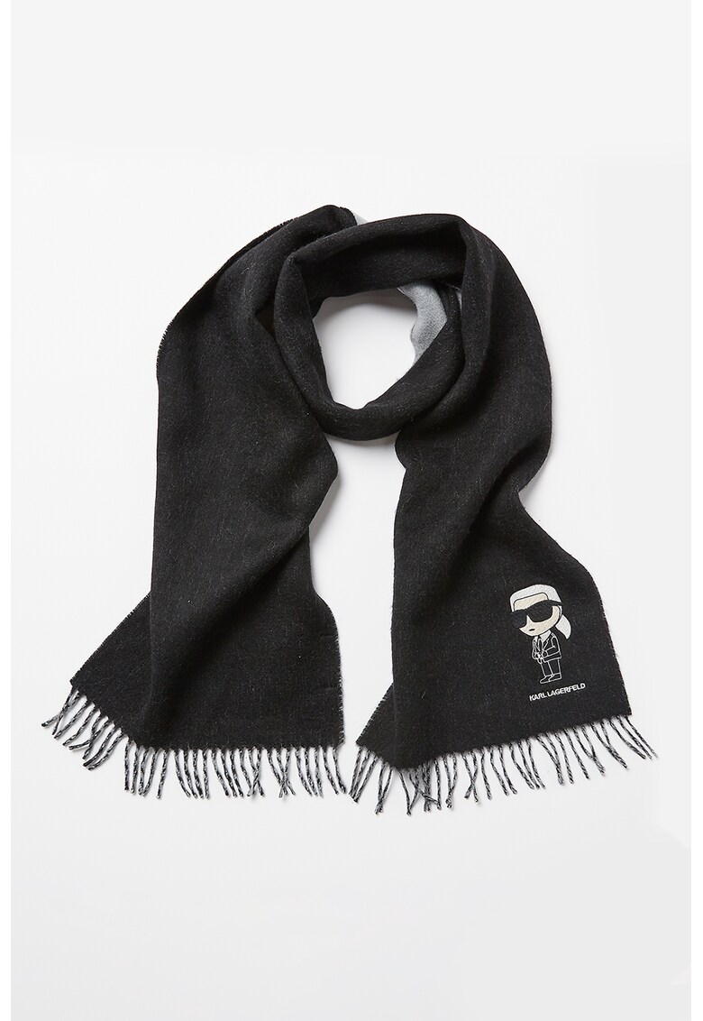 Karl Lagerfeld Шал Ikonik с модал и кашмир за Жени Karl Lagerfeld Шал Ikonik с модал и кашмир за Жени