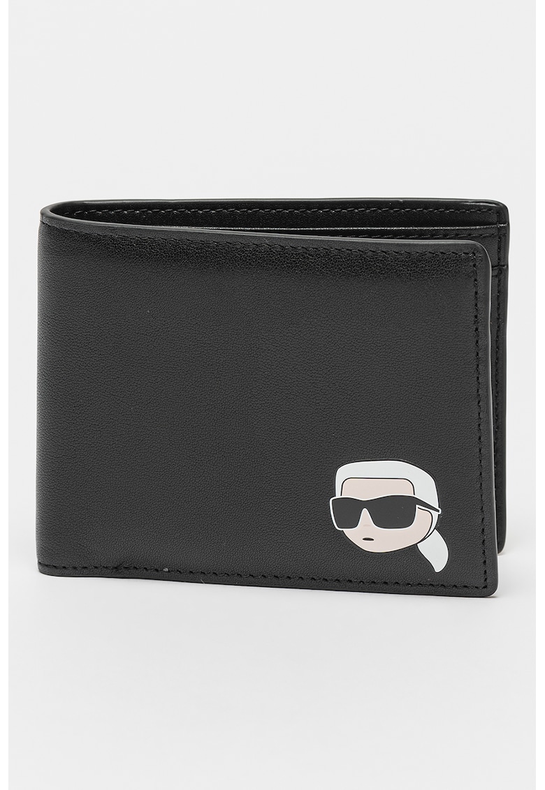 Karl Lagerfeld Сгъваем кожен портфейл Ikonik за Мъже Karl Lagerfeld Сгъваем кожен портфейл Ikonik за Мъже