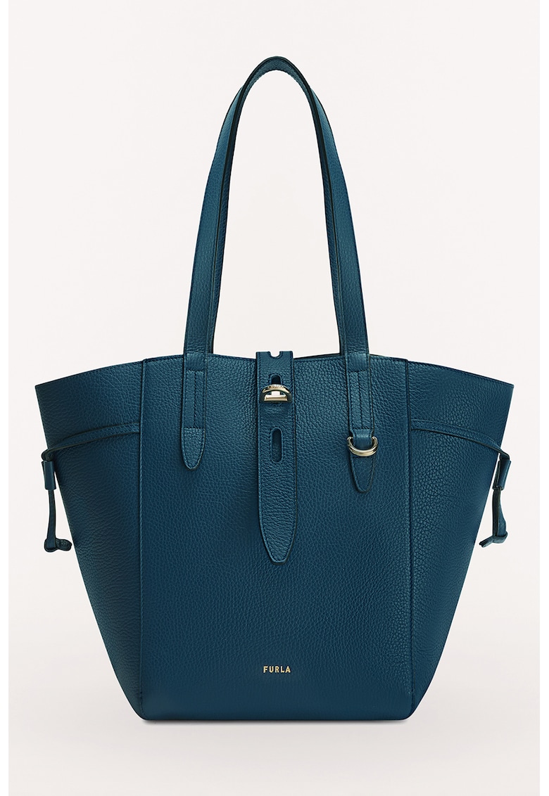 Furla Кожена чанта Net с релефна повърхност за Жени Furla Кожена чанта Net с релефна повърхност за Жени