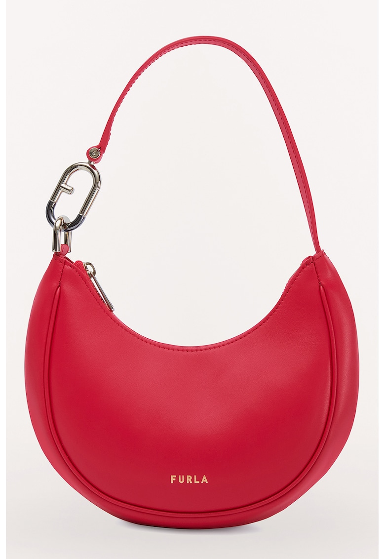 Furla Кожена чанта Primavera с лого за Жени Furla Кожена чанта Primavera с лого за Жени
