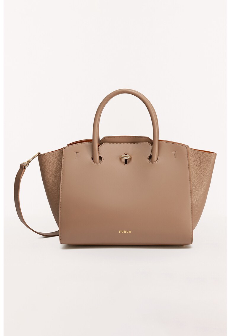 Furla Кожена чанта Genesi за Жени Furla Кожена чанта Genesi за Жени