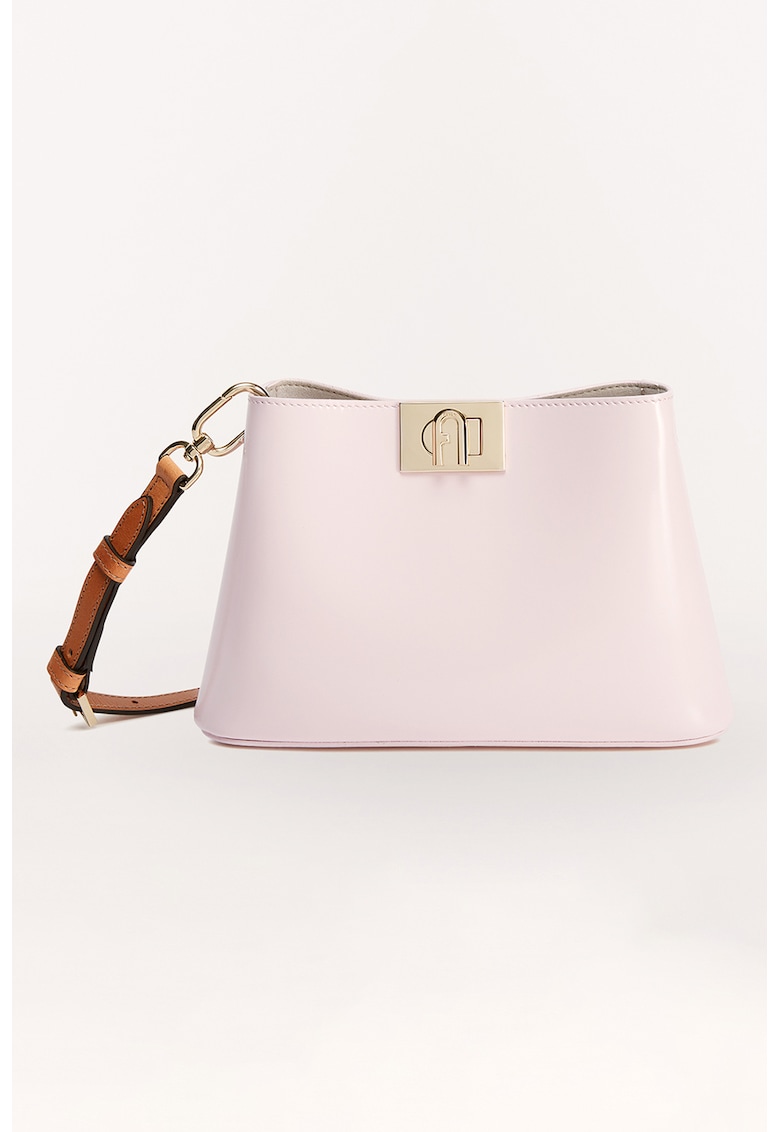 Furla Кожена чанта за рамо Fleur за Жени Furla Кожена чанта за рамо Fleur за Жени