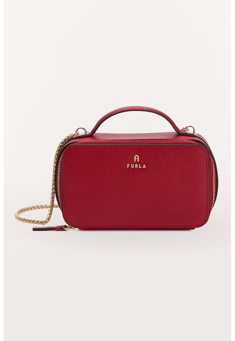 Furla Кожена чанта през рамо Camelia за Жени Furla Кожена чанта през рамо Camelia за Жени