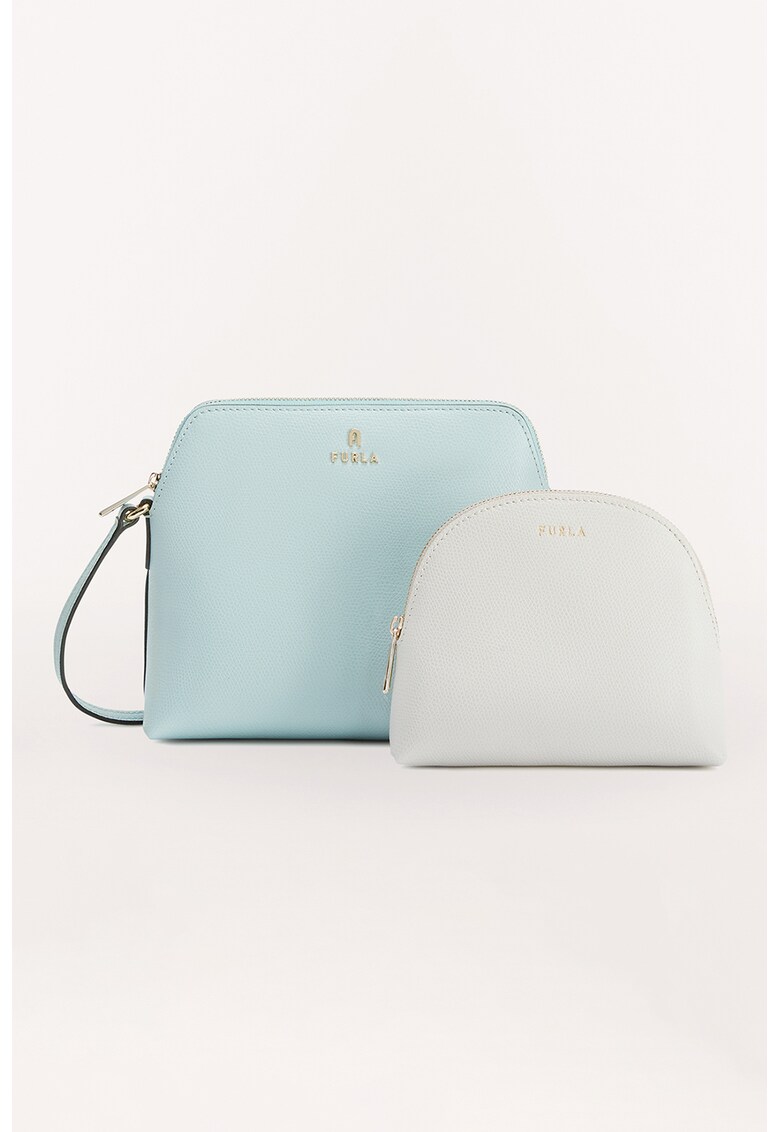 Furla Кожена чанта Camelia с вътрешен несесер за Жени Furla Кожена чанта Camelia с вътрешен несесер за Жени