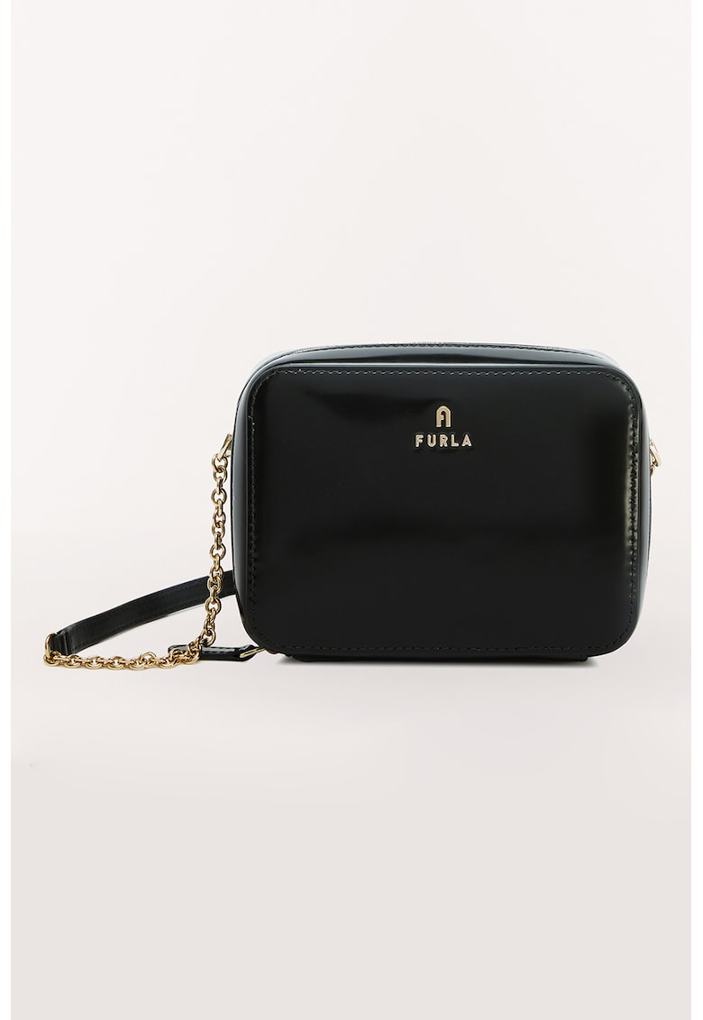 Furla Кожена чанта с лого за Жени Furla Кожена чанта с лого за Жени