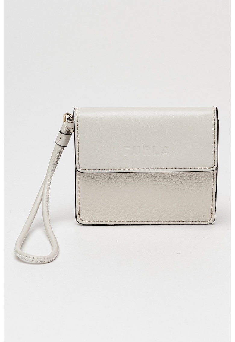 Furla Кожено портмоне Miastella с каишка за китката за Жени Furla Кожено портмоне Miastella с каишка за китката за Жени
