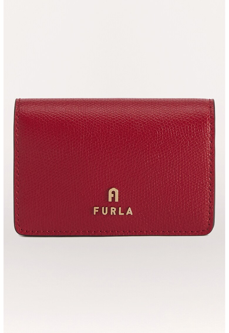 Furla Калъф за карти Camelia от кожа за Жени Furla Калъф за карти Camelia от кожа за Жени