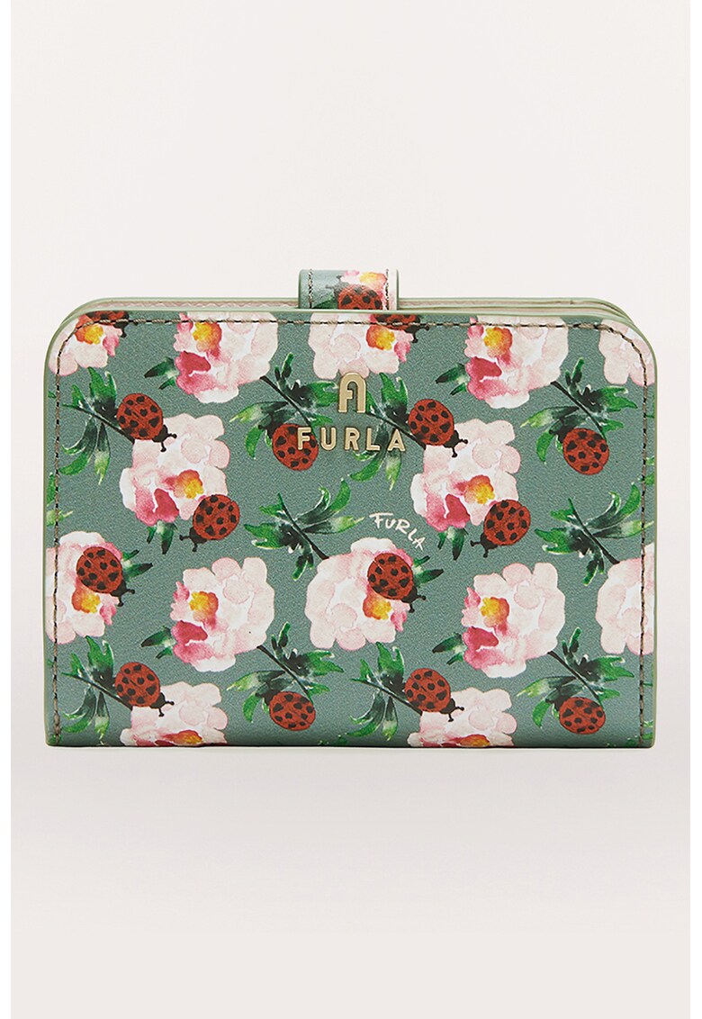 Furla Кожено портмоне Camelia с десен за Жени Furla Кожено портмоне Camelia с десен за Жени