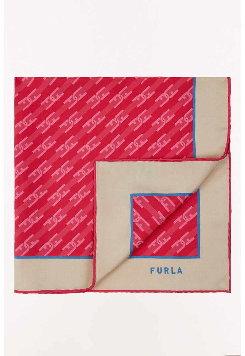 Furla Копринен шал Primula с лого за Жени Furla Копринен шал Primula с лого за Жени