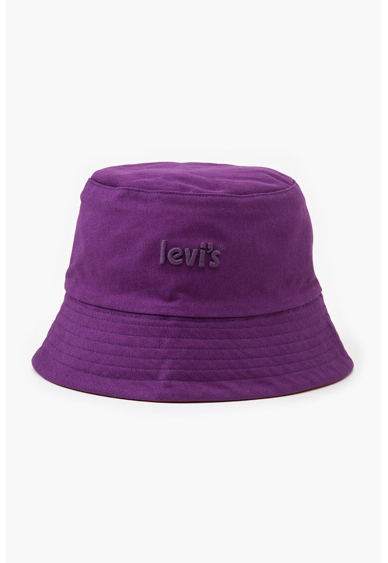 Palarie bucket cu detaliu cu broderie logo