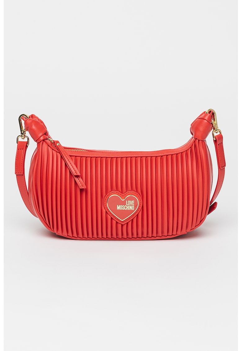 Love Moschino Чанта през рамо с набирания за Жени Love Moschino Чанта през рамо с набирания за Жени