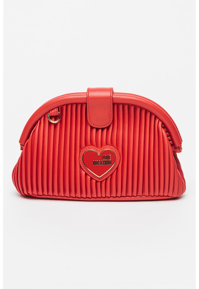 Love Moschino Чанта от еко кожа с набирания за Жени Love Moschino Чанта от еко кожа с набирания за Жени