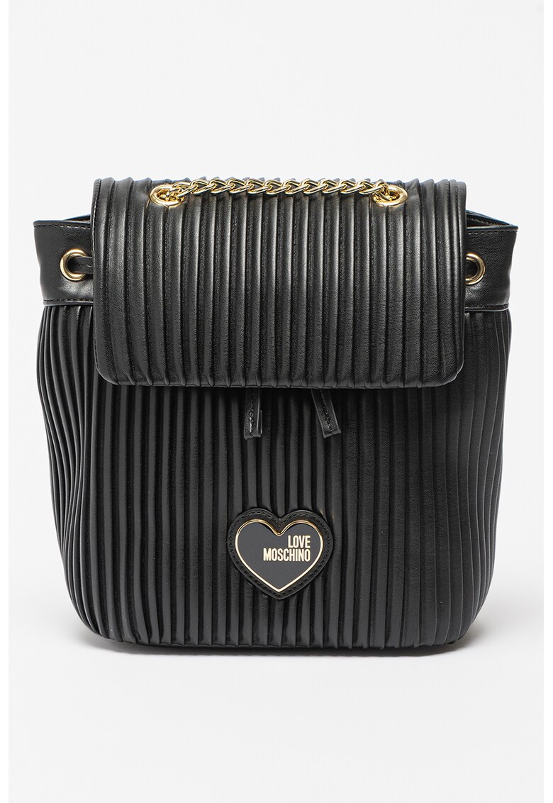 Love Moschino Капитонирана раница с презрамки-верижки за Жени Love Moschino Капитонирана раница с презрамки-верижки за Жени