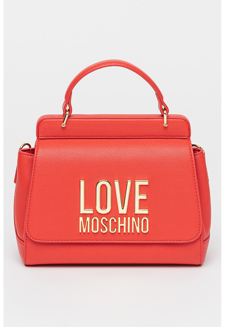Love Moschino Чанта за рамо от еко кожа с лого за Жени Love Moschino Чанта за рамо от еко кожа с лого за Жени
