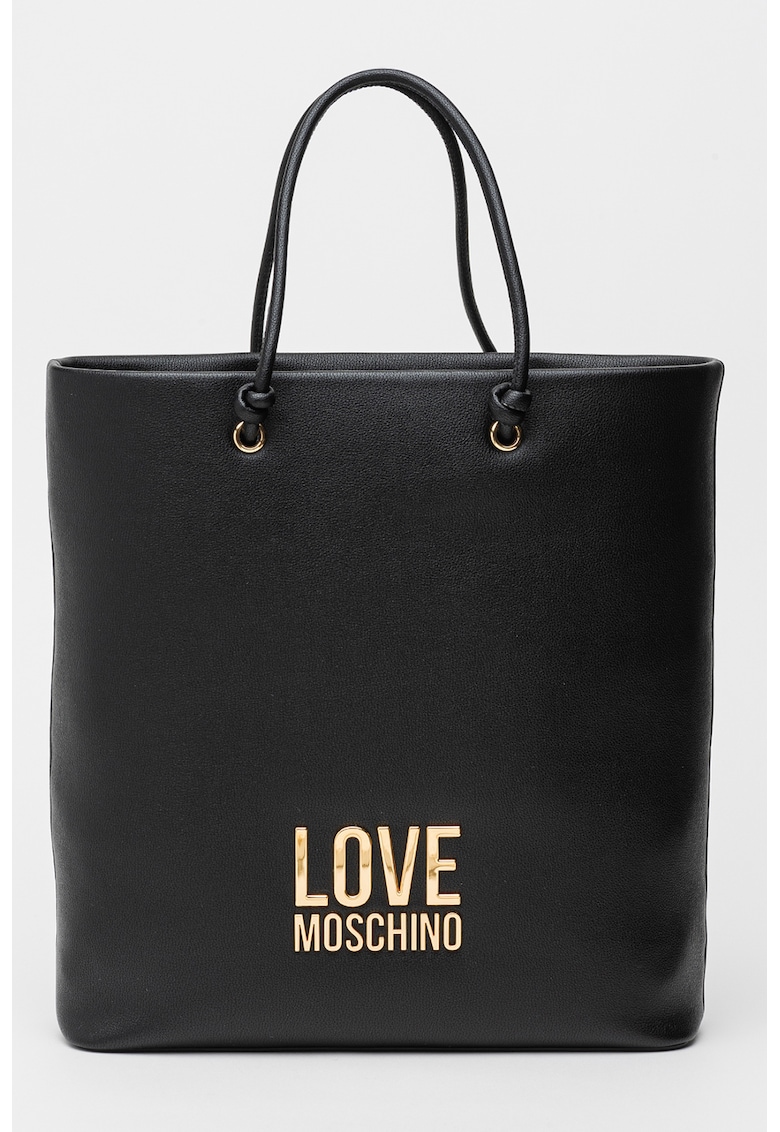 Geanta shopper de piele ecologica cu logo Love Moschino Pret Redus Aici fashiondays.ro imagine noua 2022