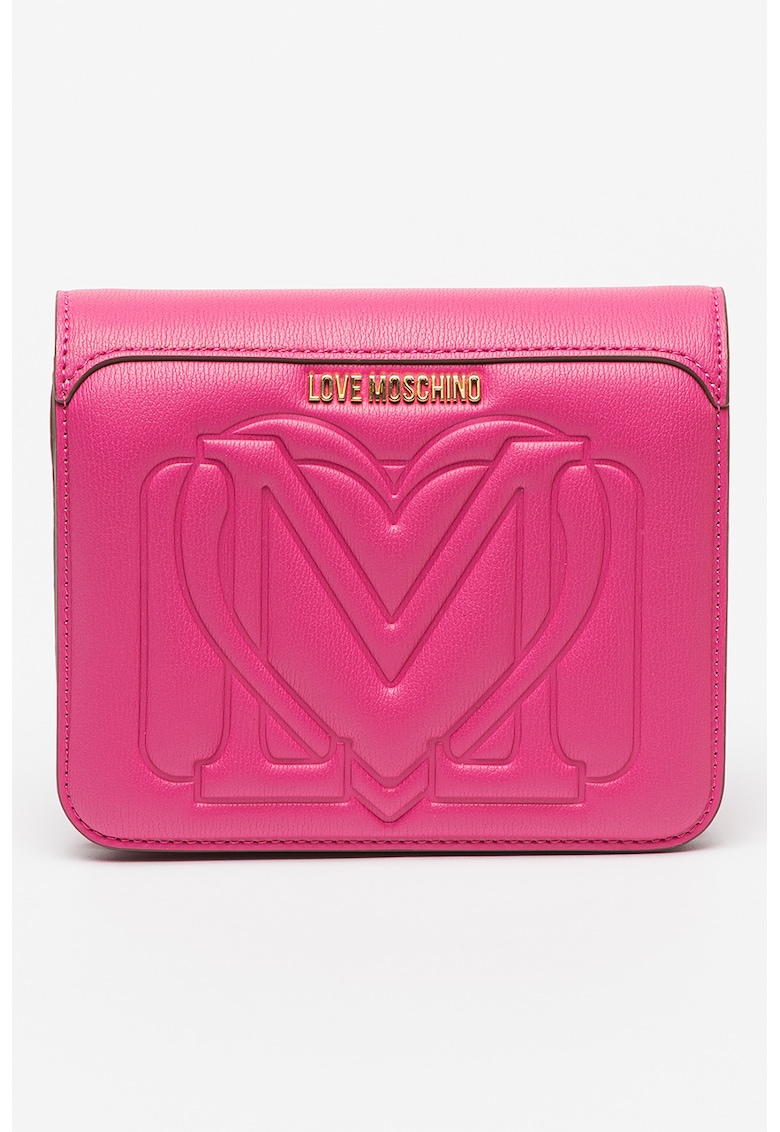 Love Moschino Чанта с релефно лого за Жени Love Moschino Чанта с релефно лого за Жени