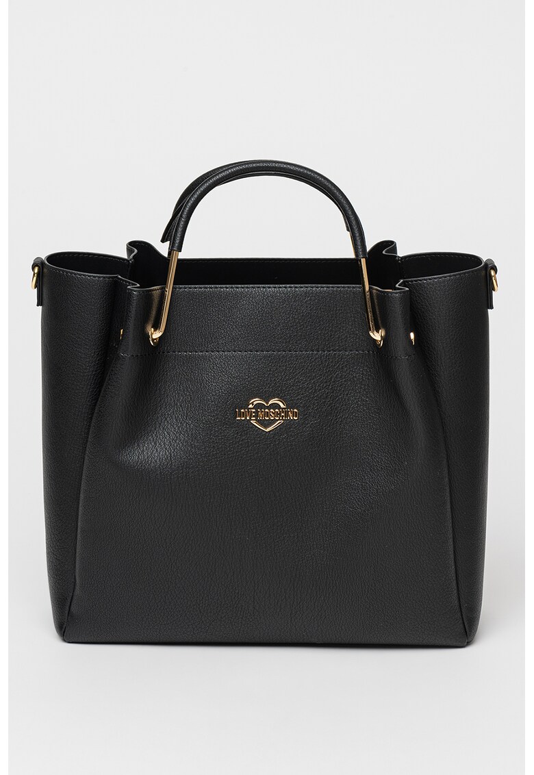 Love Moschino Шопинг чанта от еко кожа с отделящ се несесер за Жени Love Moschino Шопинг чанта от еко кожа с отделящ се несесер за Жени