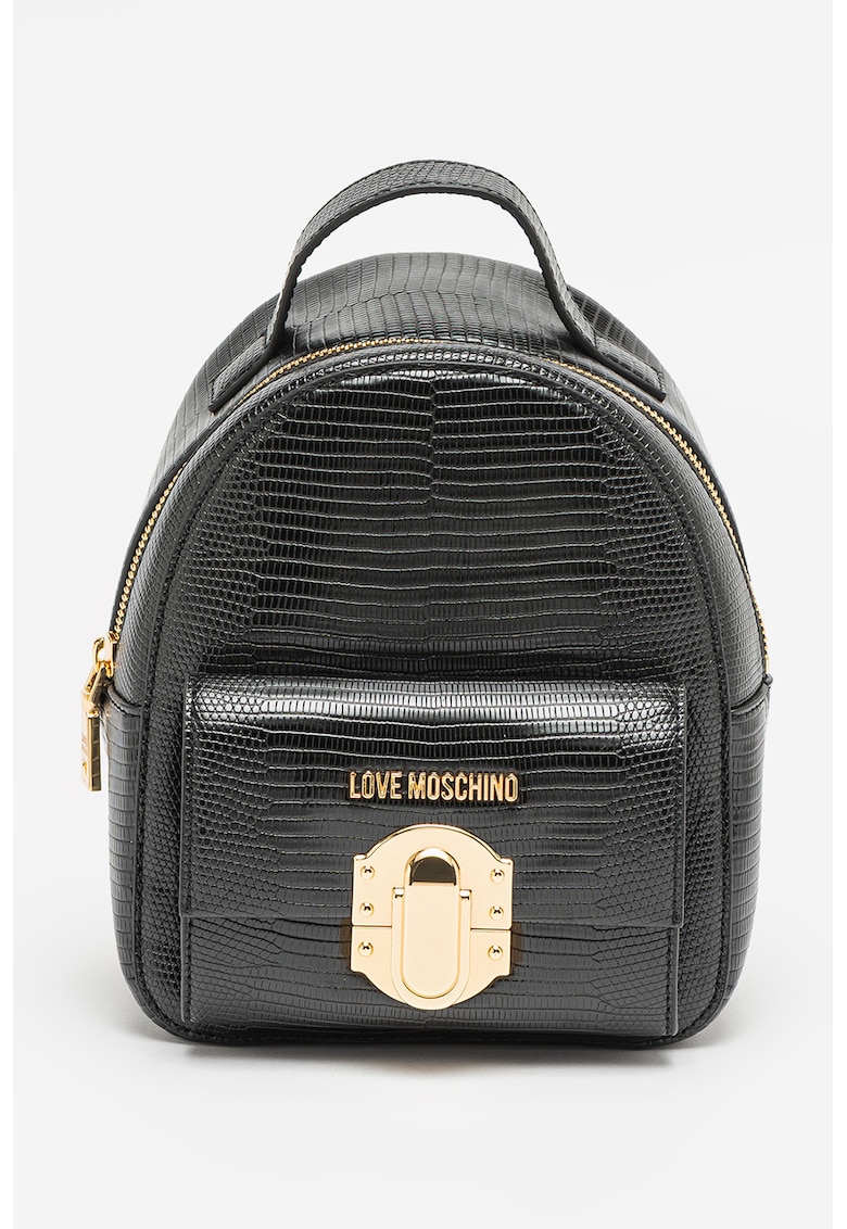 Love Moschino Раница от еко кожа с релеф за Жени Love Moschino Раница от еко кожа с релеф за Жени