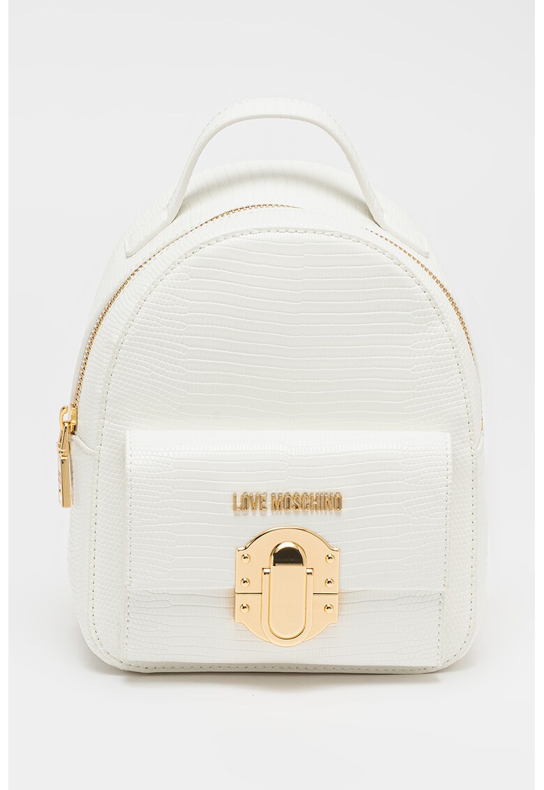 Love Moschino Раница от еко кожа с релеф за Жени Love Moschino Раница от еко кожа с релеф за Жени