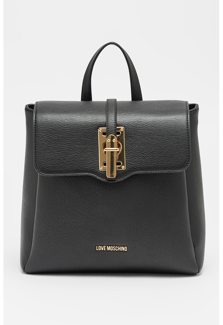 Love Moschino Раница от еко кожа с шито лого за Жени Love Moschino Раница от еко кожа с шито лого за Жени