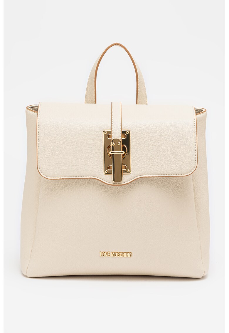 Love Moschino Раница от еко кожа с шито лого за Жени Love Moschino Раница от еко кожа с шито лого за Жени