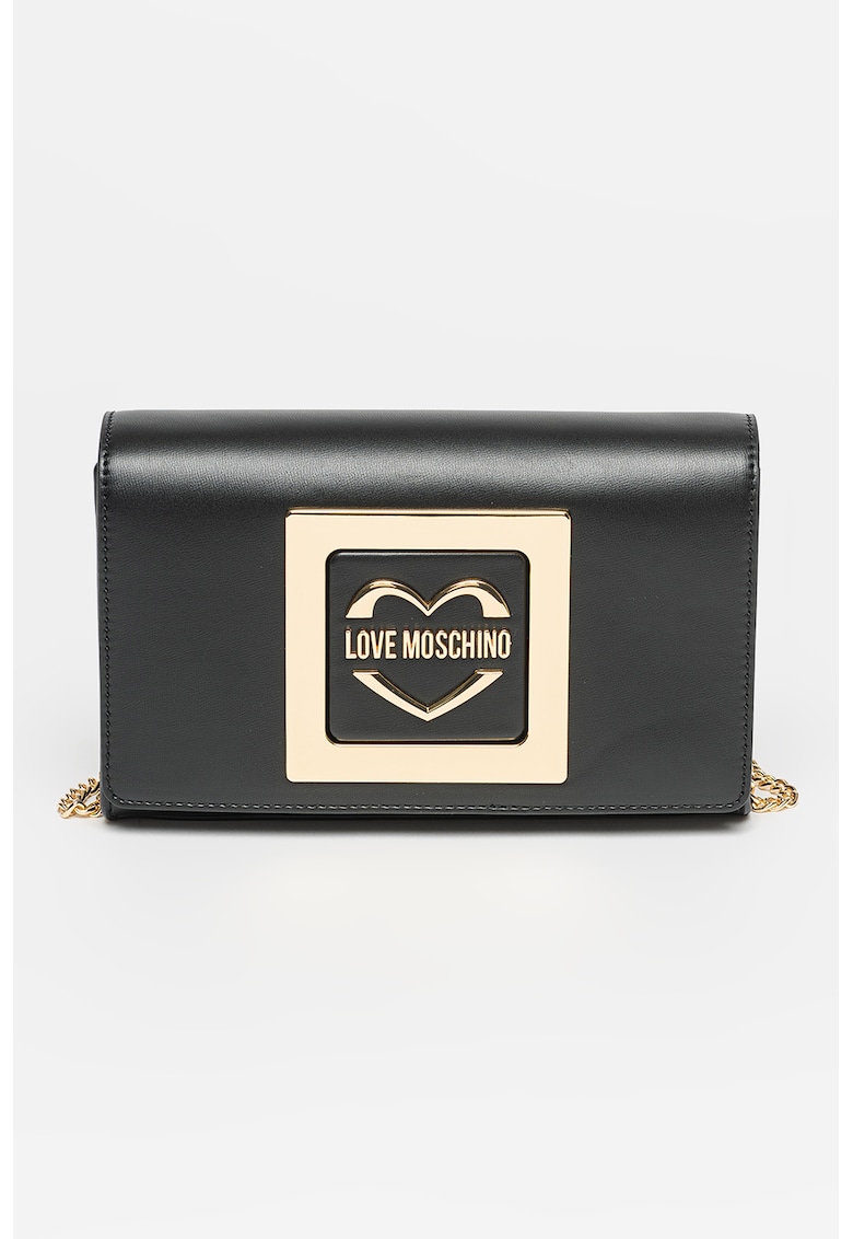 Love Moschino Чанта през рамо от еко кожа с презрамка тип верижка за Жени Love Moschino Чанта през рамо от еко кожа с презрамка тип верижка за Жени