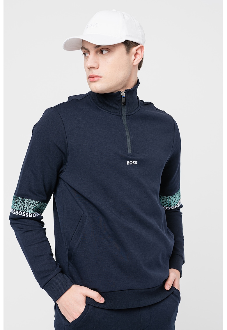 BOSS Суитшърт Sweat1 с къс цип за Мъже BOSS Суитшърт Sweat1 с къс цип за Мъже