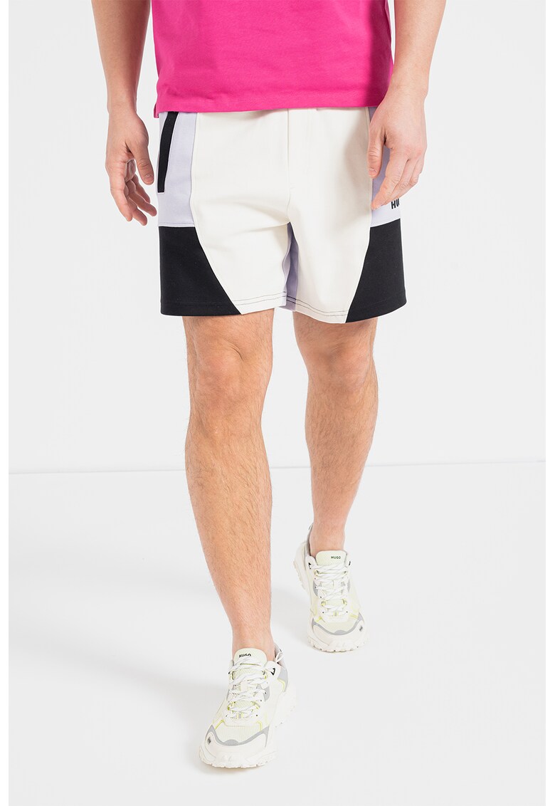 Pantaloni scurti cu aspect colorblock Dalvador