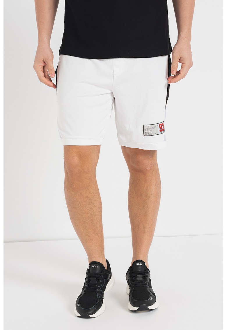 Pantaloni scurti sport cu aspect texturat dockey