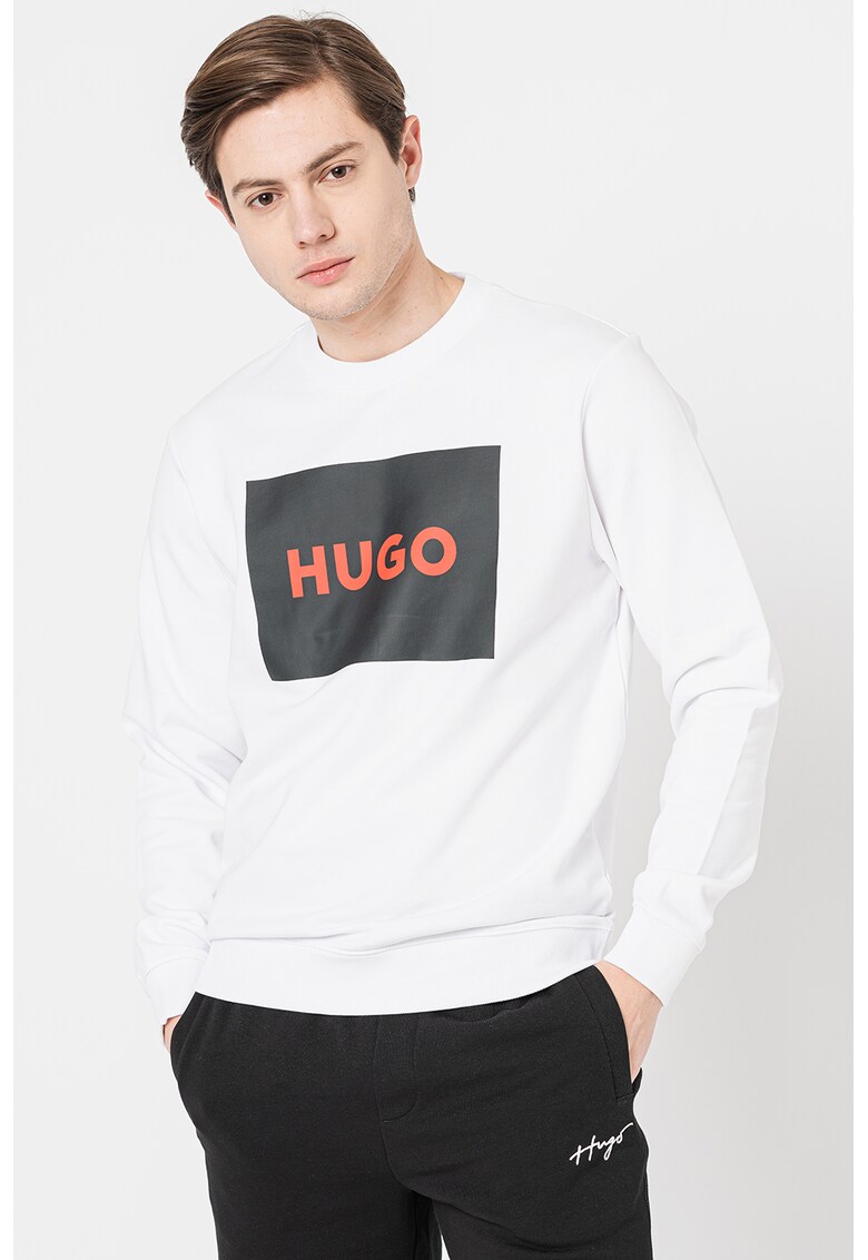 HUGO Памучен суитшърт Duragol с лого за Мъже HUGO Памучен суитшърт Duragol с лого за Мъже