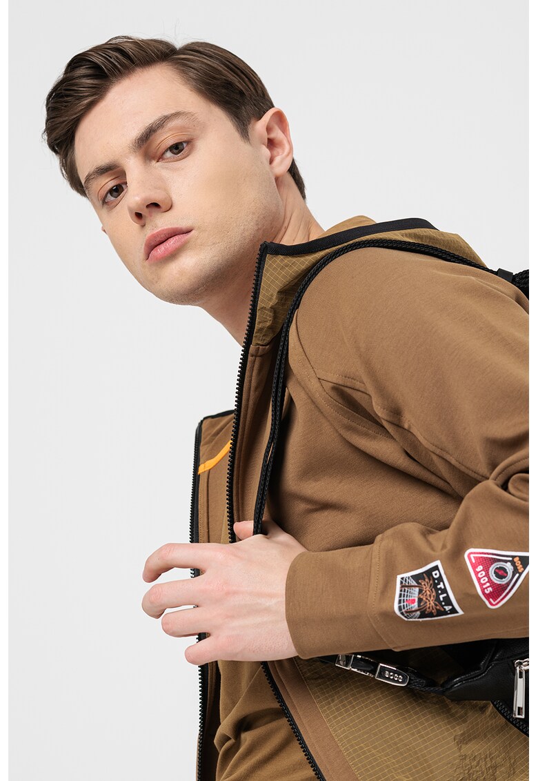 BOSS Худи Zipstop с цип и ръкави реглан за Мъже BOSS Худи Zipstop с цип и ръкави реглан за Мъже