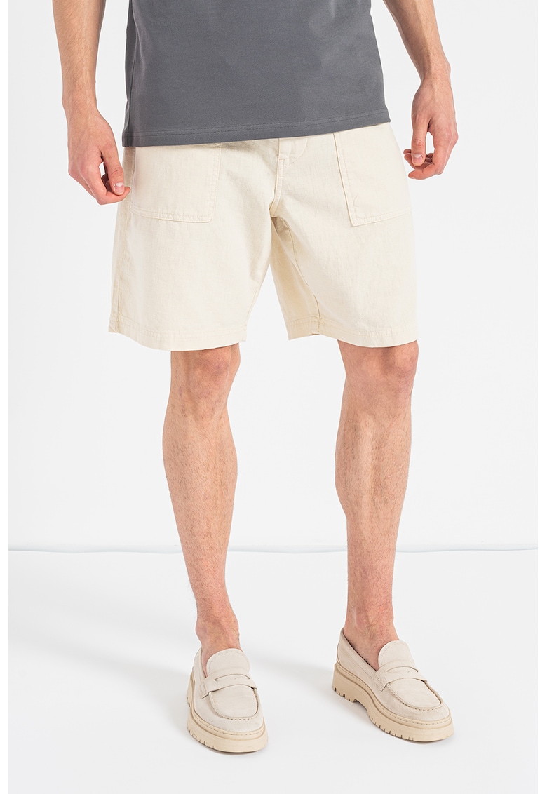 Pantaloni scurti regular fit din amestec de in Sisla