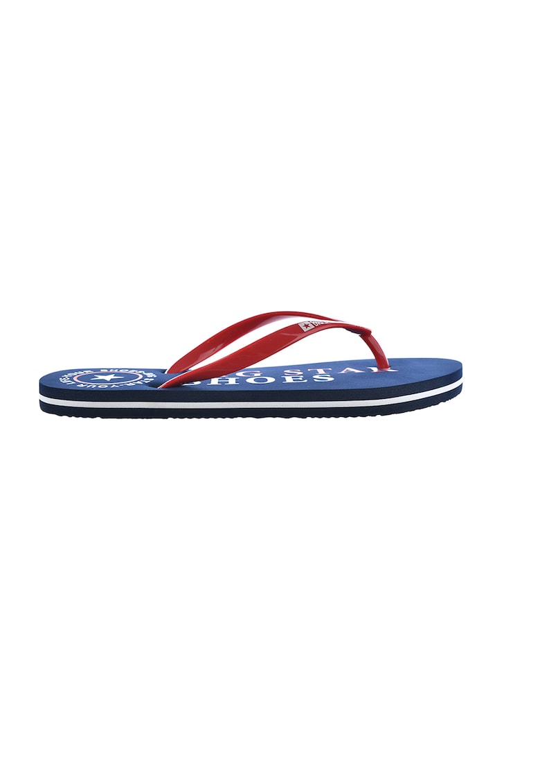 Papuci flip-flop cu detaliu logo