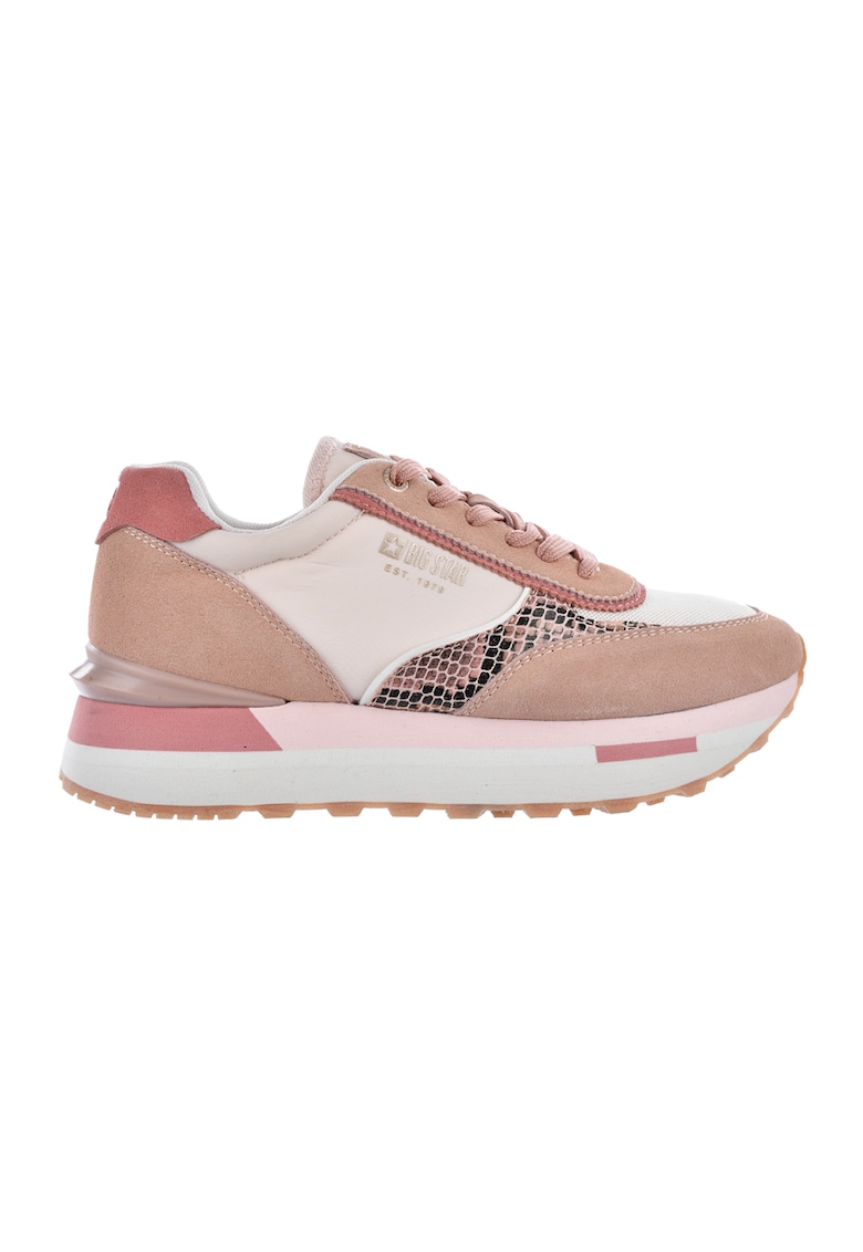 Pantofi sport flatform colorblock