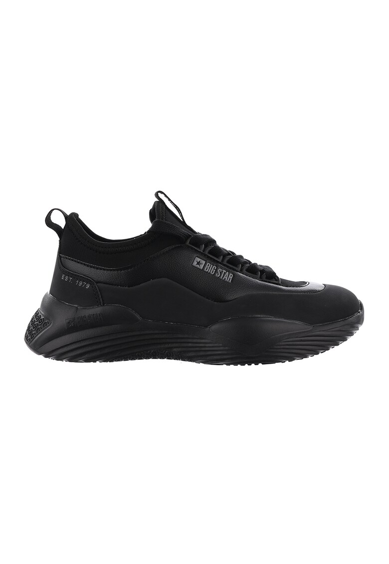 Pantofi sport uni de piele ecologica