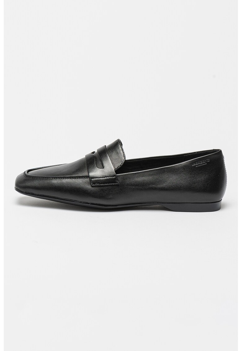 Pantofi loafer de piele cu varf patrat Delia Balerini imagine noua