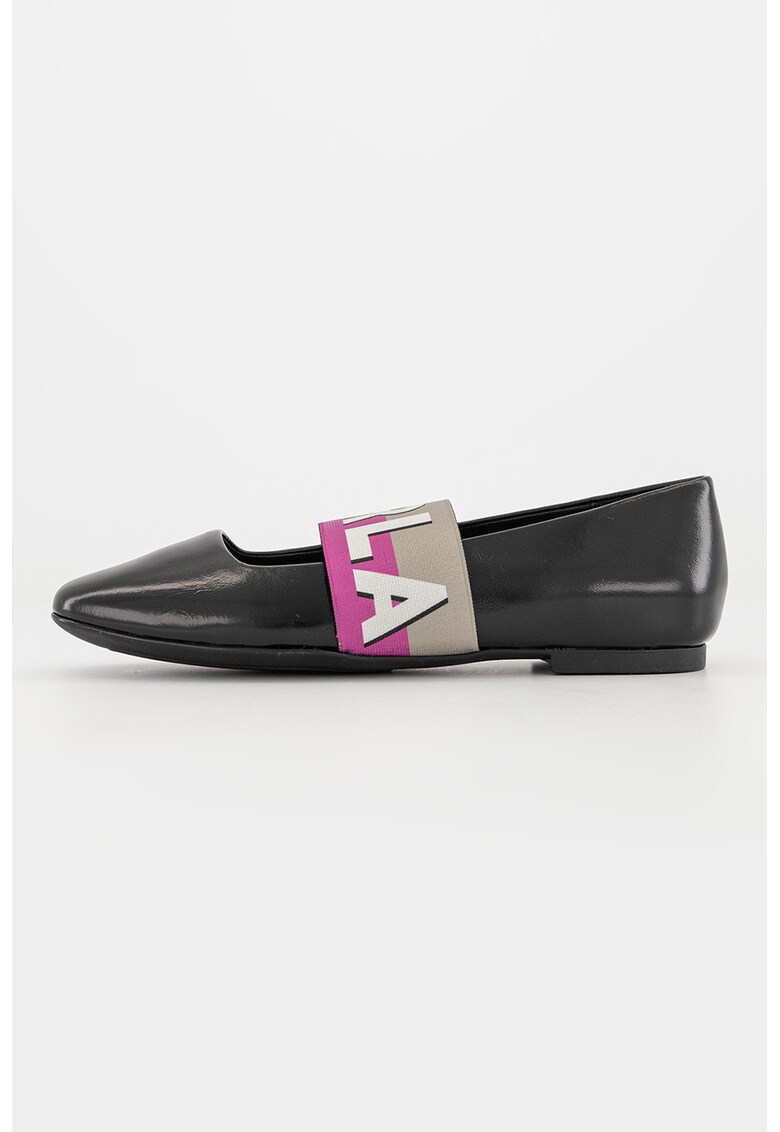 Furla Кожени пантофки Iris с квадратен връх за Жени Furla Кожени пантофки Iris с квадратен връх за Жени