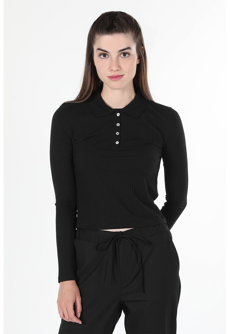 Bluza polo striata