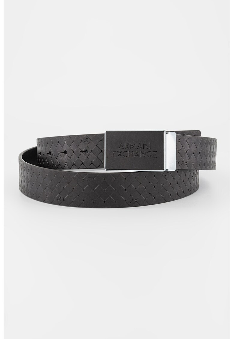 ARMANI EXCHANGE Кожен колан с релеф за Мъже ARMANI EXCHANGE Кожен колан с релеф за Мъже