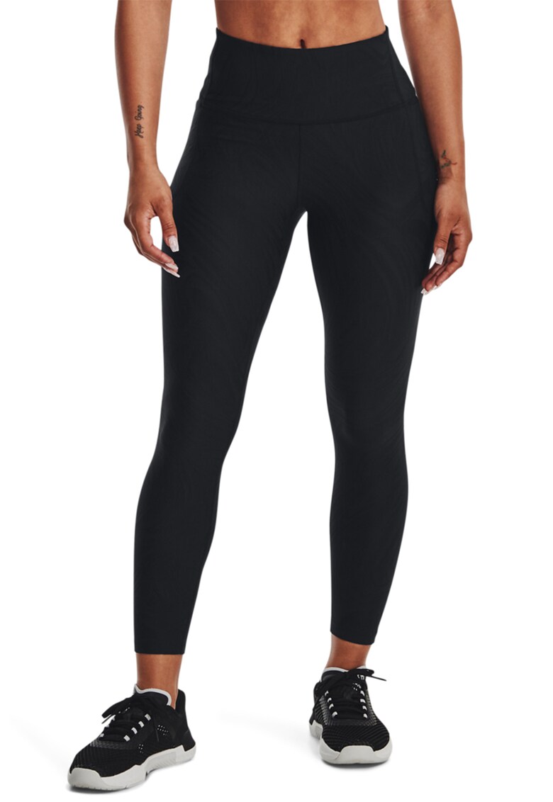 Under Armour Жакардов фитнес клин Meridian с висока талия за Жени Under Armour Жакардов фитнес клин Meridian с висока талия за Жени