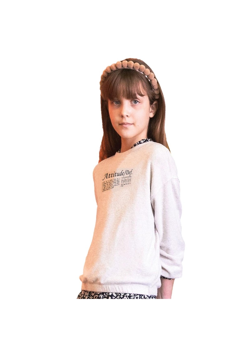 Bluza de fete - Viscoza - Poliester - Bej