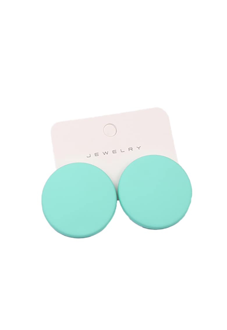 Cercei rotunzi 4387 - Verde menta