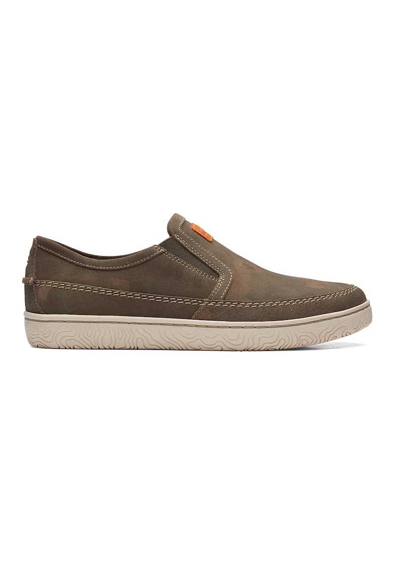 Pantofi sport slip-on de piele intoarsa Hodson - Kaki