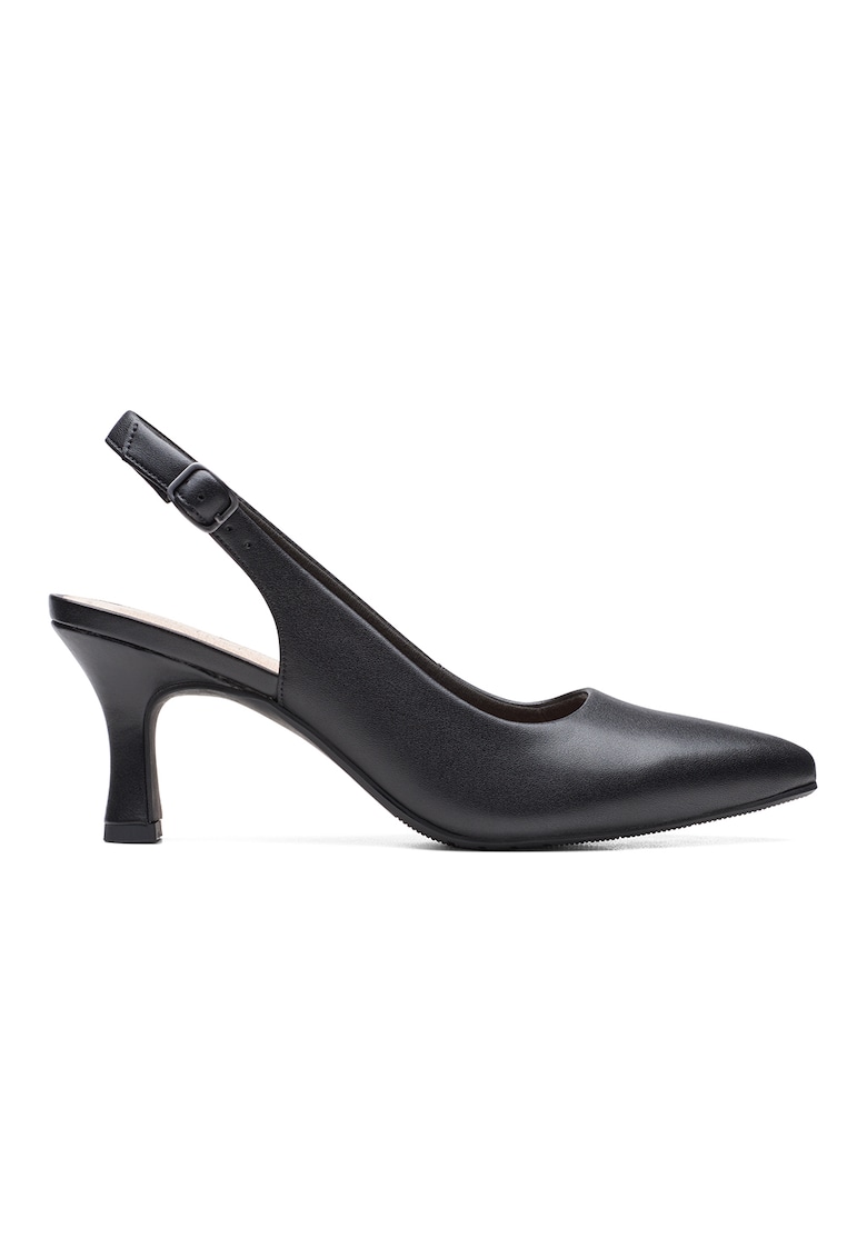 Pantofi slingback de piele cu toc inalt kataleyna