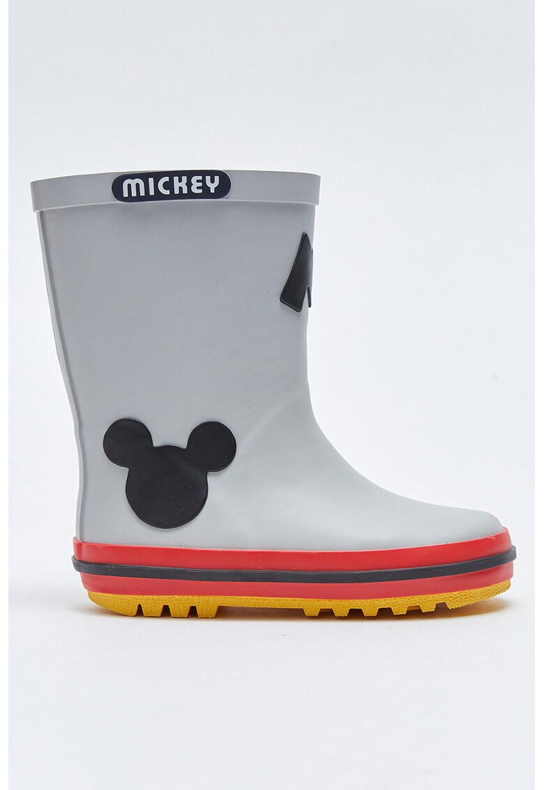 Cizme de ploaie cu aplicatie Mickey Mouse
