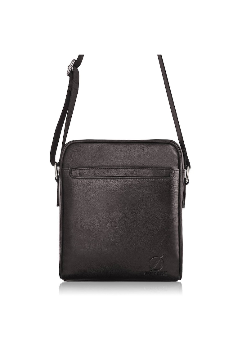 Geanta din piele - Brodrene - Postasi - G-01 - pentru barbati - pe umar - 19 x 23 x 5