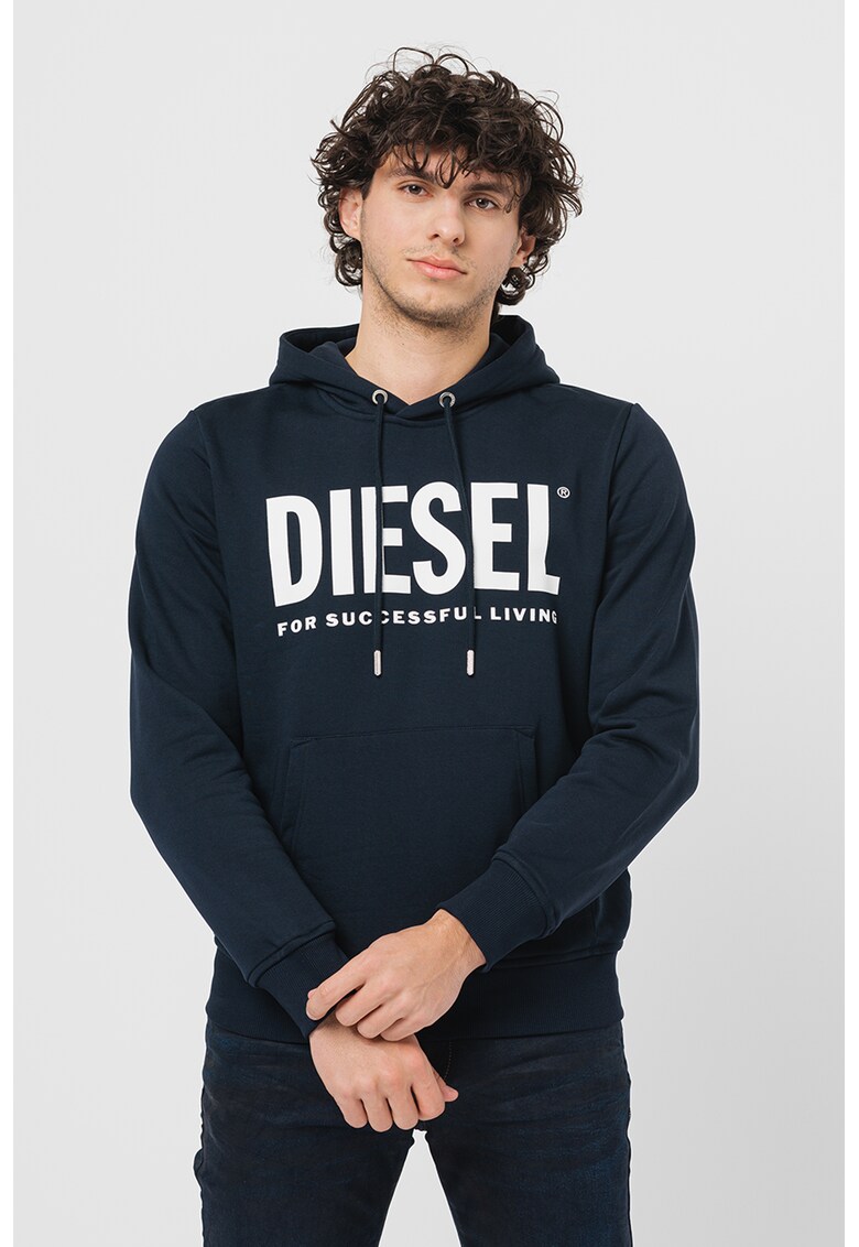 Diesel Худи с лого и джоб кенгуру за Мъже Diesel Худи с лого и джоб кенгуру за Мъже
