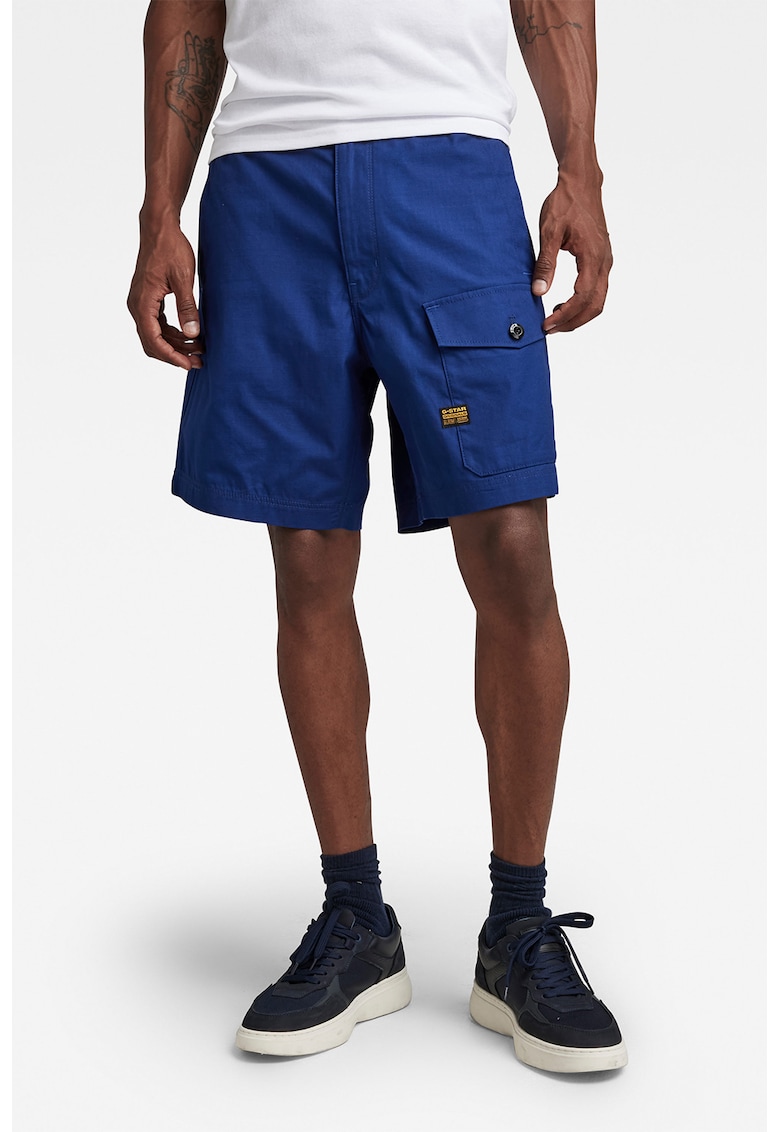 G-Star RAW Памучен къс панталон с джоб с капаче за Мъже G-Star RAW Памучен къс панталон с джоб с капаче за Мъже