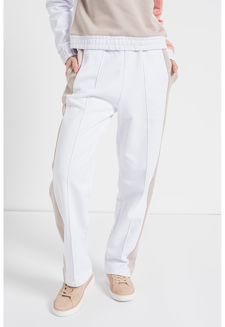 Pantaloni cu benzi laterale contrastante Armani Exchange