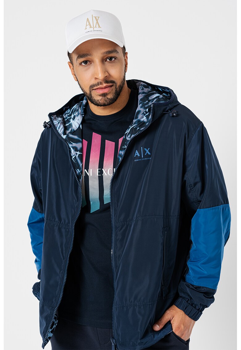 ARMANI EXCHANGE Двулицево зимно яке с качулка за Мъже ARMANI EXCHANGE Двулицево зимно яке с качулка за Мъже